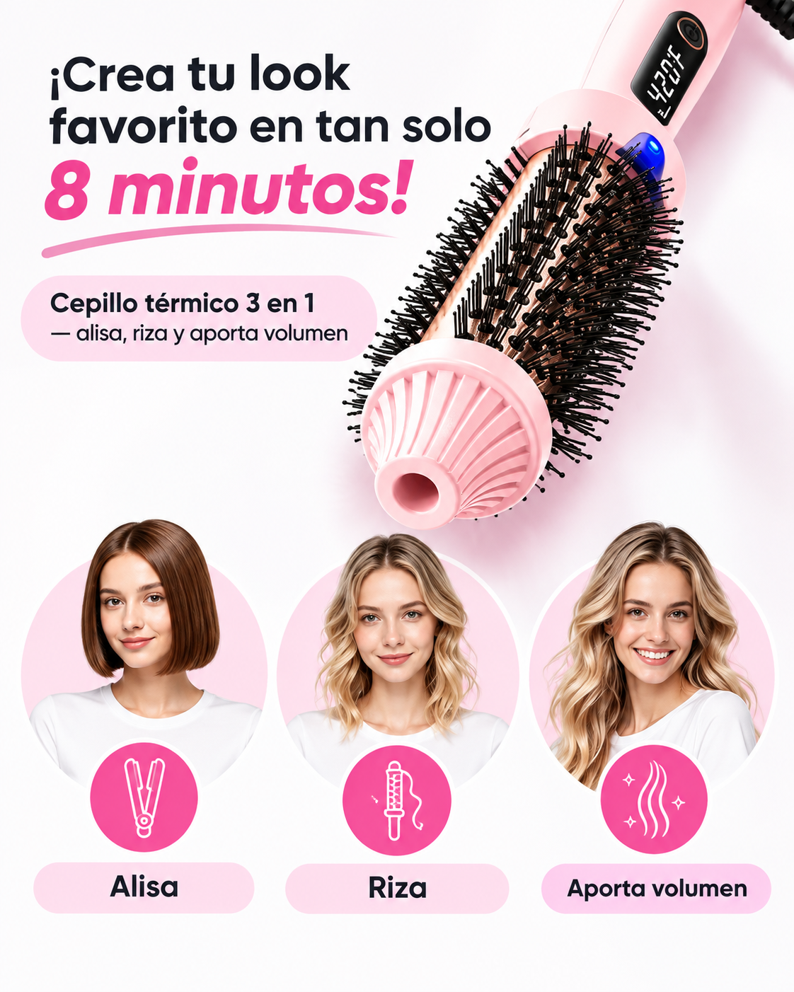 Cepillo 3 en 1